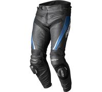 RST Tractech EVO 5 Pantalones de cuero para moto, negro-azul, tamaño 2XL para Hombres