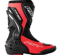 RST Tractech Evo D3O Botas de moto perforadas, negro/neón rojo, Talla 40
