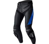 RST Tractech Evo D3O cuero regular pantalones de motocicleta negro/azul