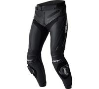 RST Tractech Evo D3O Pantaloni di pelle da motocicletta, nero/bianco, 44