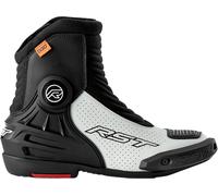 RST Tractech Evo D3O Short Botas de moto perforadas, Negro/Blanco, Talla 47