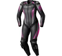 RST Tractech Evo D3O, traje de cuero 1pcs. perforado mujeres XL female Negro/Fucsia