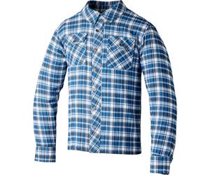 RST X Lumberjack, chaqueta/camisa textil 3XL male Azul Claro/Blanco