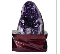 RSTJVB Piedra de racimos de Cristal de Amatista Natural de Uruguay Cuarzo de geoda en Bruto, Geoda de Amatista Grande, Geoda de Piedra Amatista en Bruto Decoración Cornucopia de Piedra Original,800g