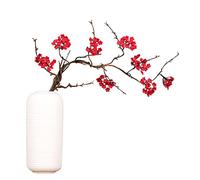 RSTYS 2 ramas artificiales de flores de cerezo, tallo largo de 34 pulgadas de largo, ramas de cerezo de imitación de plástico para decoración del hogar