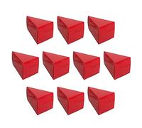 RSTYS Cajas de caramelos triangular, 50 cajas de regalo en forma de pastel para bodas, fiestas, cumpleaños, festivales, dulces, regalos, decoración, 9.7 x 6.0 x 5.8 cm