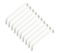 RSWZSFL 10 PCS Tiradores para Armarios de Cocina Pomos Colores para Muebles Tiradores de Aluminio para Puertas Pomos para Cajones para Habitaciones infantiles (Pitch:256mm,White)