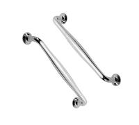 RSWZSFL 2 Piezas Tiradores para Armarios Tirador Modernos para Cajones en Aleación de Zinc Pomos para Muebles con tornillos para Cocina,Cajones,Dormitorios (Pitch:160mm,Bright chrome)