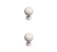 RSWZSFL 2 Piezas Tiradores para Muebles de Cocina Colorido con tornillos Pomos para Cajones de Aleación de Zinc Tiradores para Armarios Modernos para Infantil Cocina (Single hole,Light grey)