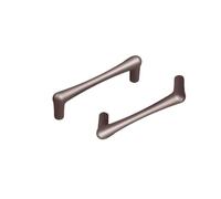 RSWZSFL 2 Piezas Tiradores para Muebles de Cocina Colorido con tornillos Pomos para Cajones de Aleación de Zinc Tiradores para Armarios Modernos para Infantil Cocina (Pitch:192mm,Coffee copper)