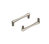 RSWZSFL 2 Piezas Tiradores para Muebles de Cocina Colorido con tornillos Pomos para Cajones de Aleación de Zinc Tiradores para Armarios Modernos para Infantil Cocina (Pitch:96mm,Champagne gold)