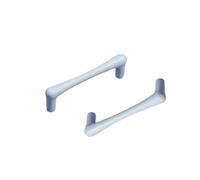 RSWZSFL 2 Piezas Tiradores para Muebles de Cocina Colorido con tornillos Pomos para Cajones de Aleación de Zinc Tiradores para Armarios Modernos para Infantil Cocina (Pitch:192mm,Blue)