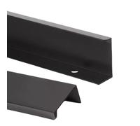RSWZSFL Tirador para Muebles Invisibles 2 Piezas Tiradores Ocultos para Armarios con Tornillos Tiradores de Aluminio para Cajones Manija de Puerta del Gabinete Cocina para Hogar (Black,length:800mm)