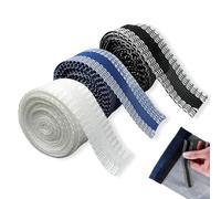 RT 3 piezas Cinta autoadhesiva para pantalones, dobladillo para planchar, Resistente al lavado, Adhesivo universal, Ajuste libre, doble cara, entretela termoadhesiva, para ropa, tejidos (2M)