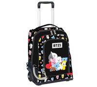rt | Mochila con ruedas de goma para niños con ruedas de goma, 34 x 25 x 52 cm, Bt21