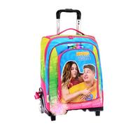 rt | Mochila con ruedas de goma para niños con ruedas de goma, 34 x 25 x 52 cm, Ninna y Matti, 34.5 x 21 x 45 cm