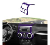 RT-TCZ Cubierta de Tablero de Consola Central para Jeep JK, Accesorios Interiores morados para Jeep Wrangler JK JKU 2011-2017