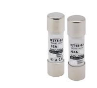 RT18-63 14 * 51 R016 2A 3A 4A 5A 6A10A16A 20A fusible 63A (14X51mm)(RT18 63X2P Base with light)
