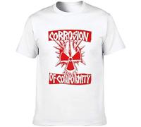 Rt61FM CHUCHUANG Corrosion of Conformity T Shirt White 3XL