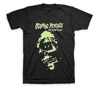 Rt61FM JITENG Cosmic ychos - Too Dumb to Die - Camiseta para Hombre (Talla XL), Color Negro