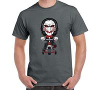 Rt61FM Saw Movie Jigsaw Halloween Mens Graphic T Shirt 3XL