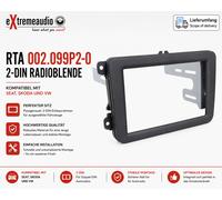 RTA 002.099P2-0 2-DIN doble cubierta de radio DIN cubierta de radio Seat,...
