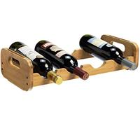 RTA Botellero Modular Abierto de bambú para 4 Botellas