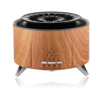 Rtauhife Para Humidificador VolcáN Difusor de Llama Aroma de Fuego Aceites Esenciales para el Hogar Mini Anillo de Niebla de Medusa para Fumar Aire (B) Enchufe de la UE