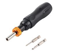 RTD Destornillador Dinamométrico Precisión 0.2-1.2 Nm Ajustable División 0.02 Nm Hexagonal 16.1 cm con 2 Brocas para Placas de Circuito Modelo RTD-1.2
