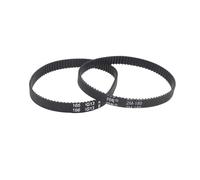RTDMND 2 Correas de transmisión de distribución 2GT/2M, perímetro 140, 142, 150, 160, 180 mm de Ancho, 6 mm, Repuesto de transportador síncrono for aspiradora(2M-160-6)