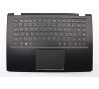 RTDpart 5CB0H35656 - Teclado y reposamuñecas para portátil Lenovo Yoga 3 14 (Teclado táctil), Color Negro