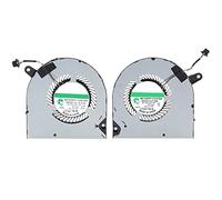 RTDPART Laptop CPU GPU Fan For para DELL G5 5500 G5 SE 5505 2020 0PC01D PC01D 0F3DF0 F3DF0 MG75090V1-C210-S9A MG75090V1-C200-S9A GTX1650 DC5V 0.31A New