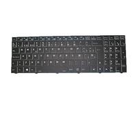 RTDPART Portátil sin Teclado retroiluminado para Gigabyte Gigabyte G5 (2023) G5 KF KF5 G5 MF MF5 G7 (2023) G7 KF MF Español SP Marco Negro Nuevo