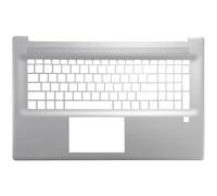 RTDPART Reposamanos para portátil HP 470 G8 470 G9 470 G10 sin Kayak con Agujero para Huellas Dactilares, Color Plateado Ceniza