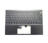 RTDPART Reposamanos para portátil para DELL Vostro 13 5310 V5310 0WYT28 WYT28 con retroiluminación Reino Unido Teclado Superior Nuevo