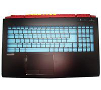 RTDpart - Reposamuñecas para portátil MSI GE62 3076J3C224Y31 E2P-6J10216-Y31 nuevo y original (frente negro y rojo trasero)