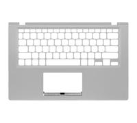 RTDPART Reposamuñecas para portátil para ASUS VivoBook F1400E F1400EA F1400EP Plata Mayúsculas
