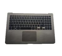 RTDPART Reposamuñecas y Teclado Negros para portátil para LG 15ZD980, 15ZD980-G, 15ZD980-H, 15ZD980-M, 15ZD980-T y 15ZD980-L (Gris, versión del Reino Unido, Nuevo)