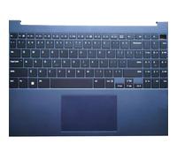 RTDPART Reposamuñecas y Teclado para portátil para LG 15Z90R, 15Z90R-P, 15Z90RT y 15Z90RT-K (Azul Oscuro, inglés de EE. UU., con Panel táctil) - Nuevo