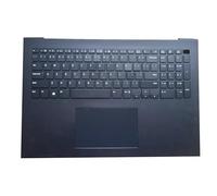 RTDPART Reposamuñecas y Teclado para portátil para LG 17Z90R 17Z90R-A 17Z90R-K 17Z90R-G, Negro, inglés de EE. UU., con Panel táctil, Nuevo