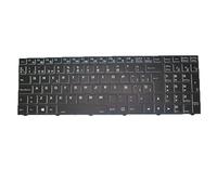 RTDPART Teclado de portátil para MEDION ERAZER Crawler E30e MD62592 NP50RNA Negro con Marco con Retroiluminación Español SP