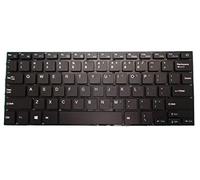 RTDpart Teclado para ordenador portátil para puente EZBook 2 YXT-NB93-09 K09-40 Inglés US Negro Versión antigua