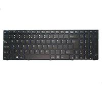 RTDPART Teclado para portátil MEDION ERAZER P7651 MD60862 negro con marco interfaz de usuario internacional en inglés