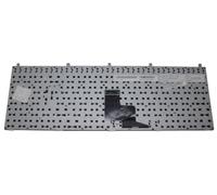 RTDPART Teclado para portátil para CLEVO P151EM P151EM1 P151HM P151HM1 P151SM P151SM1 P151SM1-A P151SM-A P170HM P170HM3 P175EM1 P180HM Estados Unidos con Marco Negro