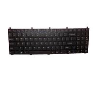 RTDPART Teclado para portátil para CLEVO P151EM P151EM1 P151HM P151HM1 P151SM P151SM1 P151SM1-A P151SM-A P170HM P170HM3 P175EM1 P180HM Estados Unidos sin Marco Negro