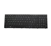 RTDPART Teclado retroiluminado Colorido portátil para Slimbook Essential 15 15" 15,6 Pulgadas Retroiluminación RGB Francés FR Marco Negro Nuevo