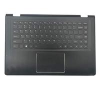 RTDpart - Teclado y reposamuñecas para Lenovo Yoga 3 14 English US 5CB0H35644 AP0YC000200 con Panel táctil Negro