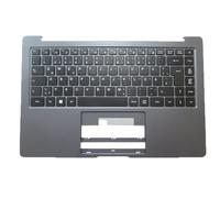 RTDPART Usado Laptop Gris Reposamanos&Teclado MB3008064 F0044-064 Alemán GR Teclado Sin Touchpad 90% Nuevo