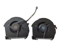RTDPART Ventilador de CPU para portátil para Gigabyte para AORUS 15-XA, 15-SA, 15-WA, para AORUS 15-W9, 15-X9, 0FLDP0000H, FLDP Fino: 9 mm, 12 V CC, 1 A.