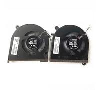 RTDPART Ventilador de CPU y GPU portátil para HP Spectre X360 16-F0000 16-F1000 16-F2000 Pair of Fans DC5V 0.5A 4Pin Nuevo